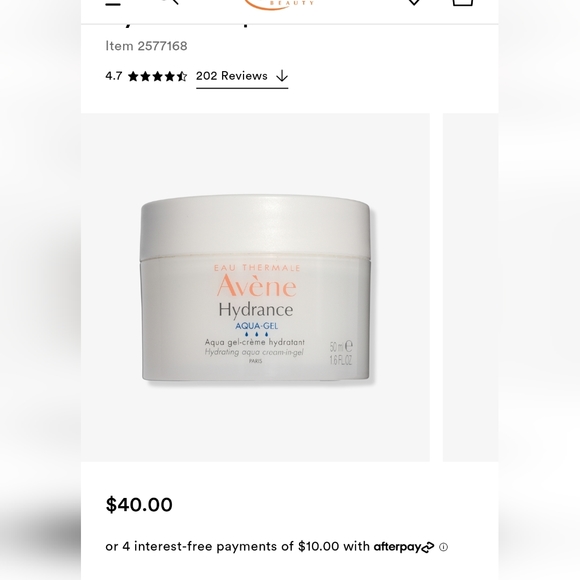 Avene Hyalaron B3 Serum &  Hydrance Aqua gel multitasking moisturizer - Picture 2 of 10